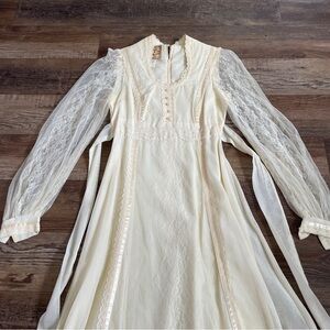 Vintage 1970’s Gunne Sax Jessica cottagecore prairie dress 9